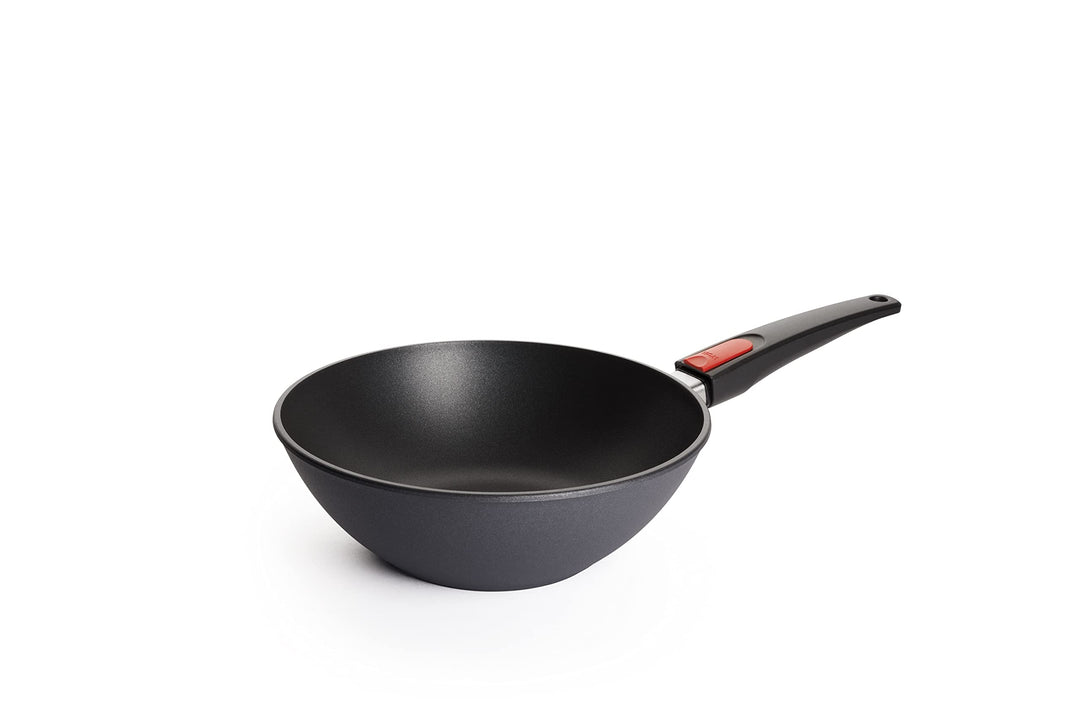 Woll Diamond Lite Wok- und Rührpfanne, Ø 26 cm, 9 cm hoch, mit abnehmbaren Stiel - Geeignet für Cera