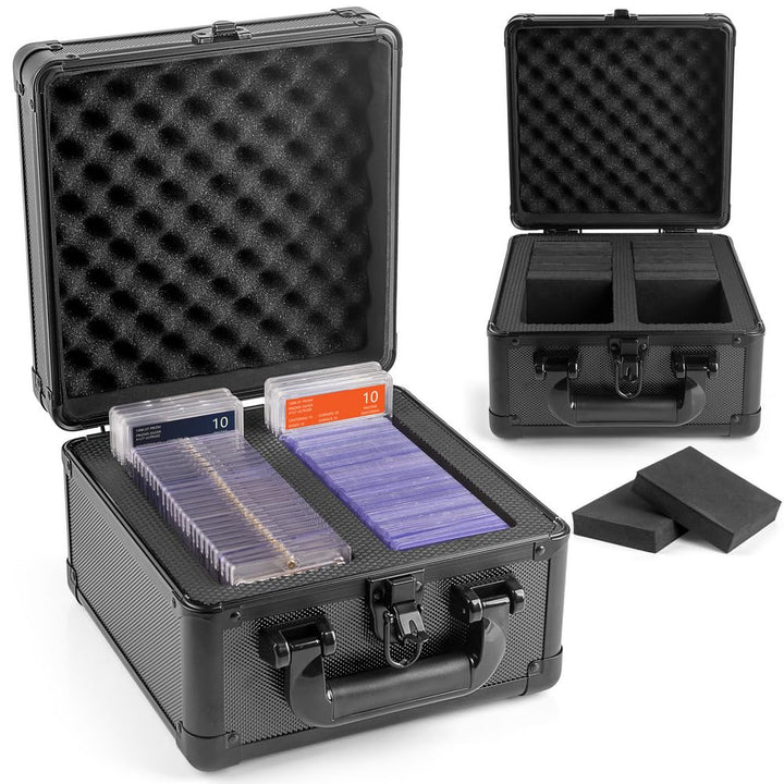 JoyHood Top Loader Aufbewahrungsbox, Graded Card Aufbewahrungsbox, PSA Card Case kompatibel mit Samm