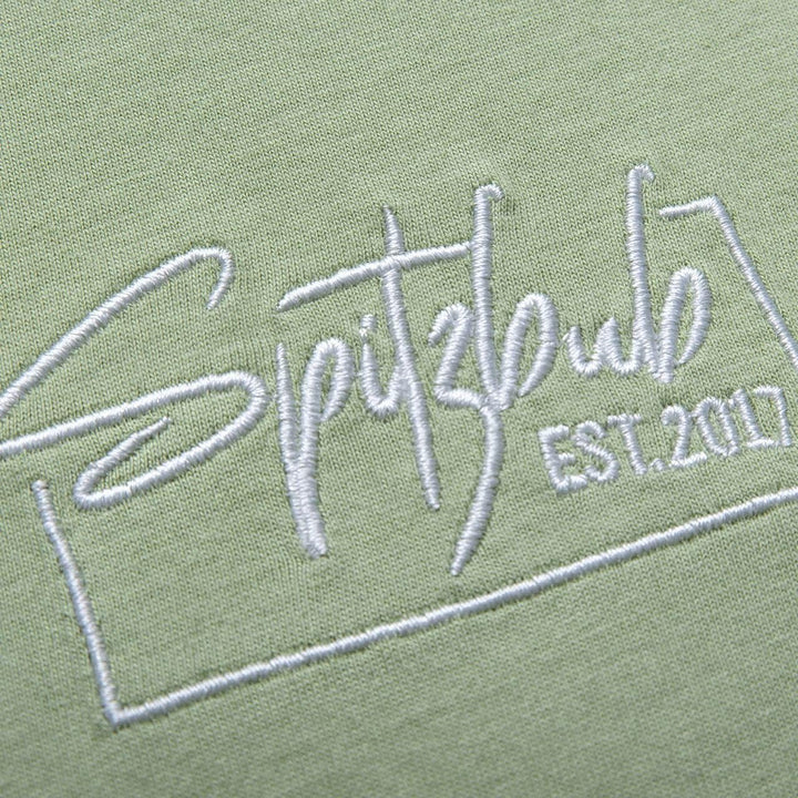 Spitzbub Herren T-Shirt Shirt mit Print oder Stick Street-Design S Grün, S Grün