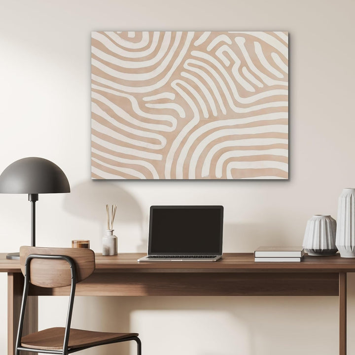 MuchoWow© Wandbilder Akustikpaneele 80x60 cm Filz Deko Wohnung Bild Wohnzimmer Wandpaneele Schallabs