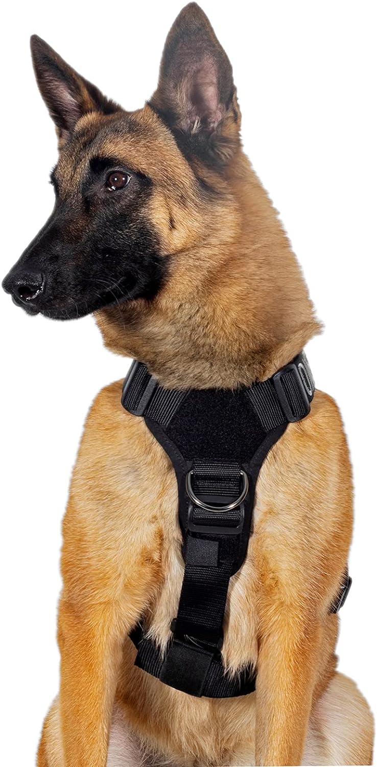 OneTigris No-Pull Hundegeschirr Goliath Geschirr mit Griff Taktisches Einstellbar Geschirr für Hunde