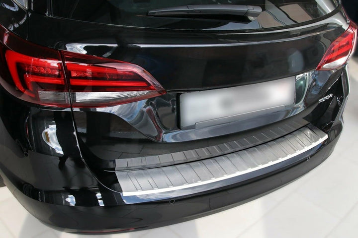 Ladekantenschutz Edelstahl MATT kompatibel für OPEL Astra K Sports Tourer | BJ ab 2015 | Premium Qua
