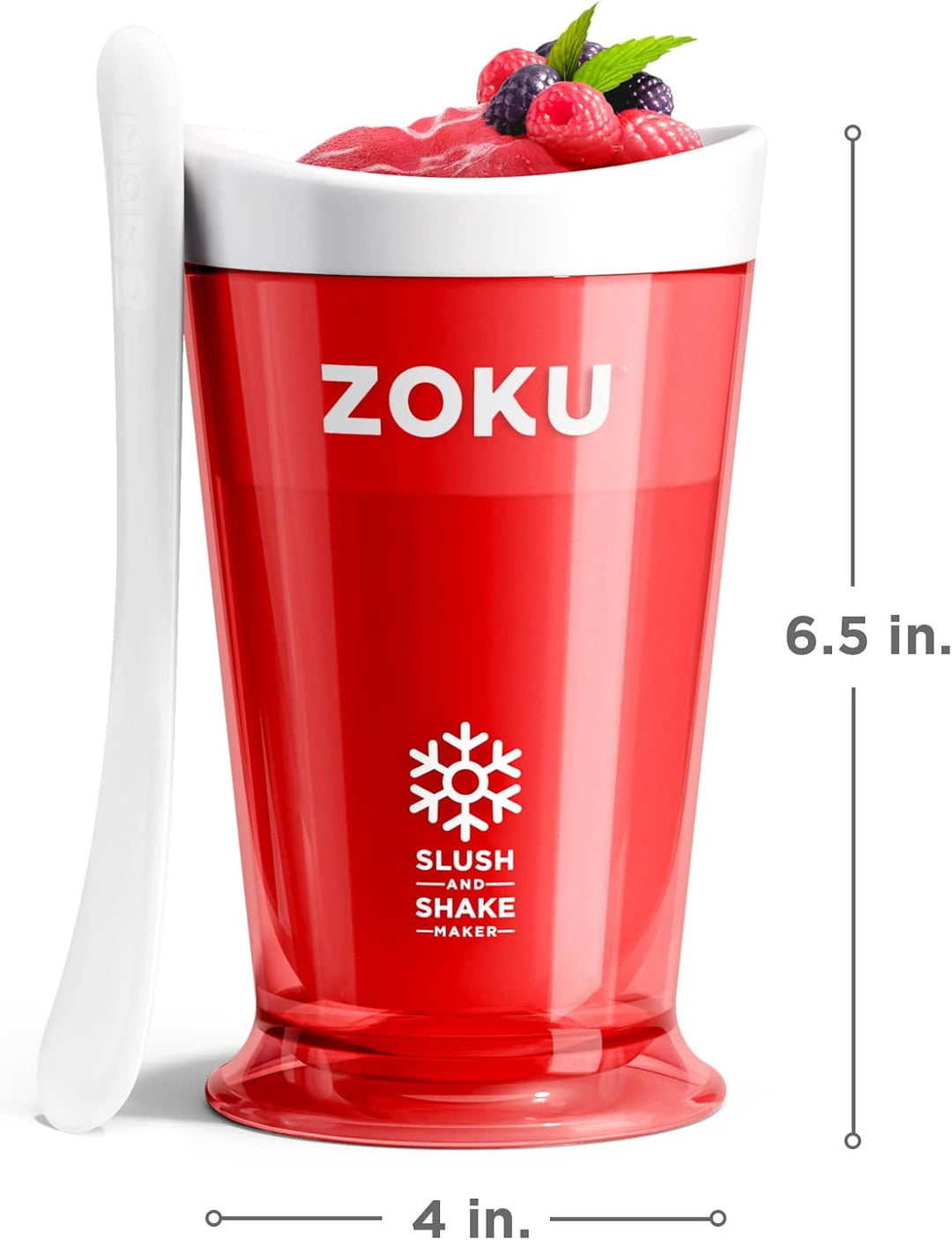 Zoku Slush & Shake Maker ZK113-RD Express-Slushbereiter, Rot, Rot