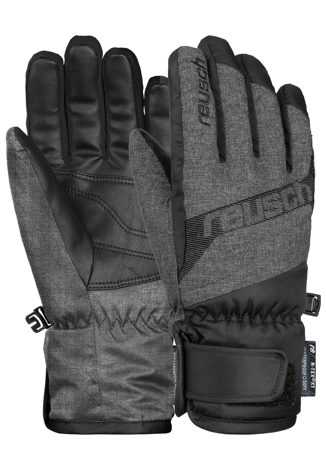 Reusch Kinder Dario R-tex Xt Handschuhe 4.5 black / black melange, 4.5 black / black melange