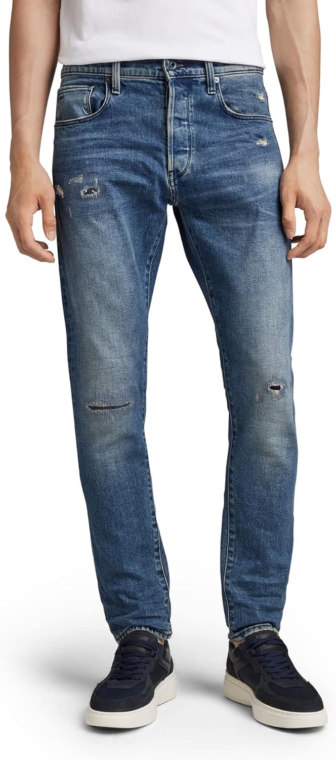 G-Star Herren Jeans 29W / 32L Blau (Faded Cascade Restored 51001-c052-c966), 29W / 32L Blau (Faded C