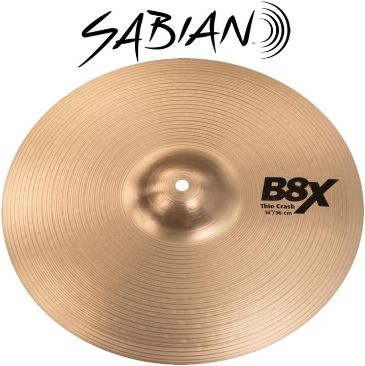 Sabian 14" B8X Thin Crash 14 Inch Thin Crash, 14 Inch Thin Crash