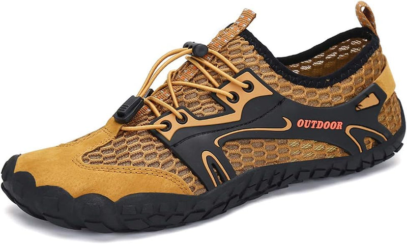 DANNTO Herren Damen Wanderschuhe Trekkingschuhe Anti-Rutsch Super Atmung Wanderstiefel Sportlich Beq