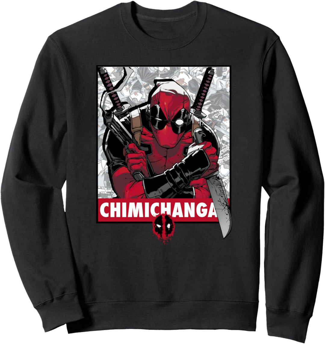 Marvel Deadpool Chimichangas Poster Sweatshirt