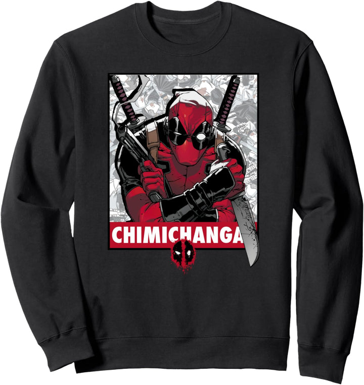Marvel Deadpool Chimichangas Poster Sweatshirt