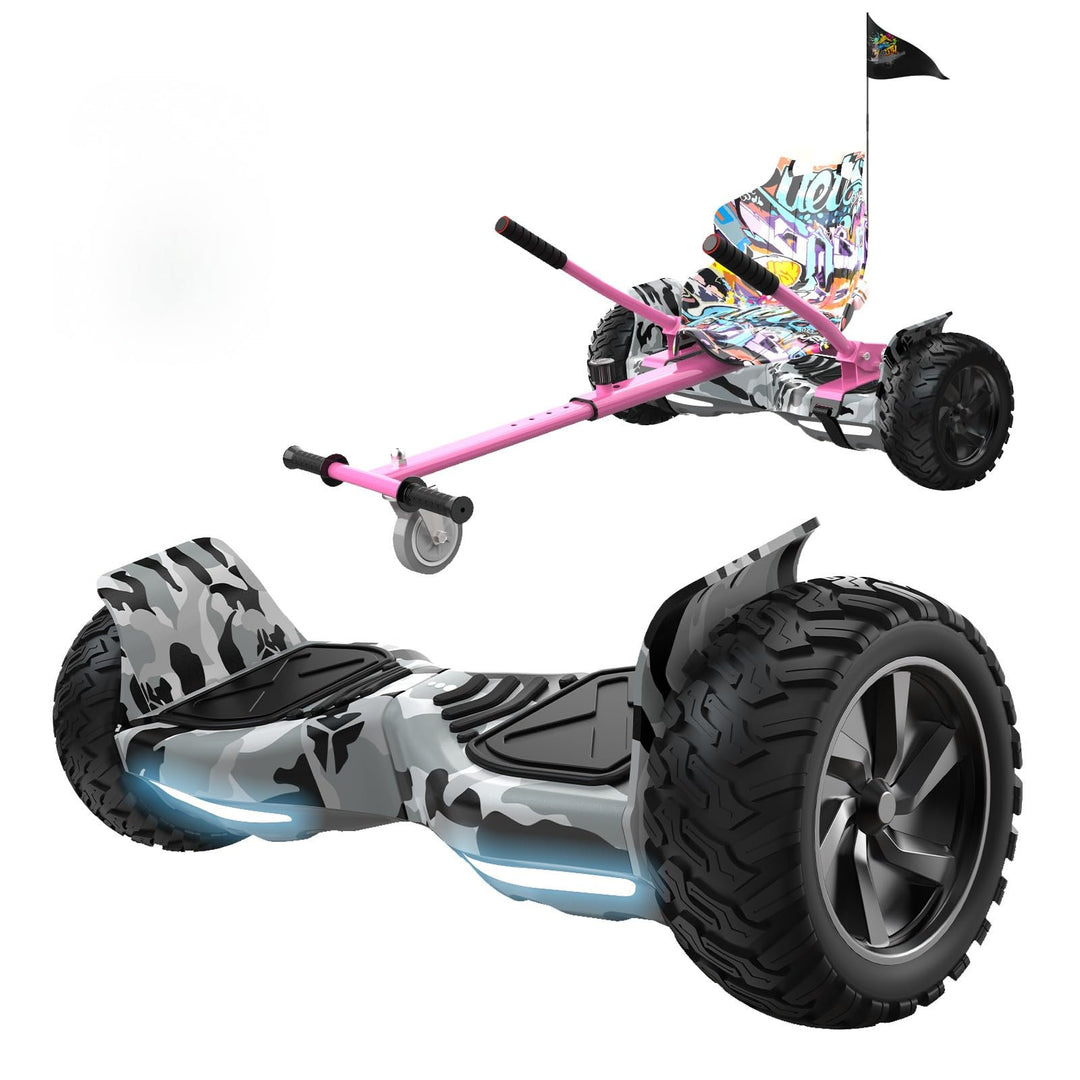 RCB Hoverboards SUV mit Sitz Hoverboards Off-Road, App-fähige Bluetooth Hoverboards, 8,5 '' Hummer +