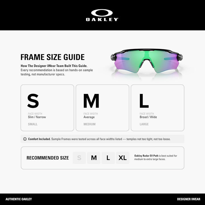 Oakley Sonnenbrille Radar EV 40 Mehrfarbig (Polished Black), 40 Mehrfarbig (Polished Black)