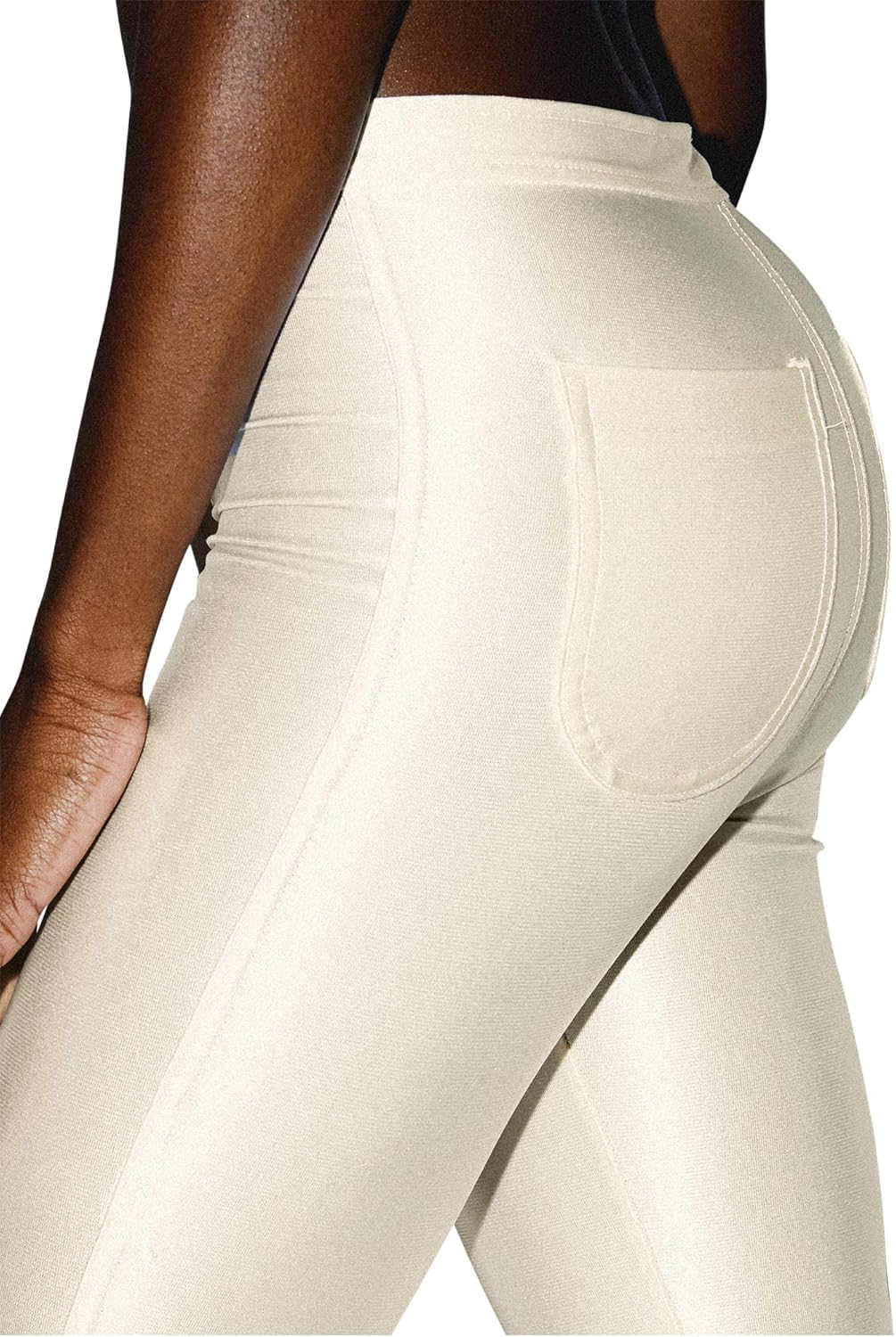 American Apparel Damen Die Disco-Hose Leggings XS Pearl, XS Pearl
