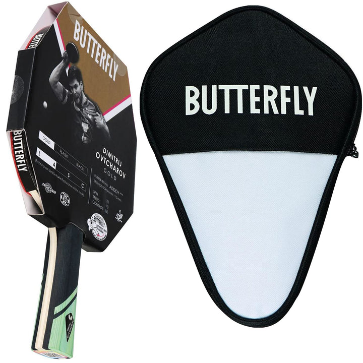 Butterfly® Dimitrij Ovtcharov Gold Tischtennisschläger | Neue Eva-Technologie | ITTF zertifizierter