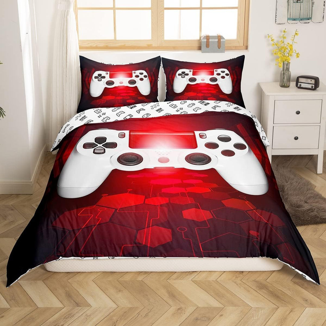 Spiele Bettwäsche-Set für Jungen Mädchen Kinder Spielzimmer Dekor Geschenke Tröster Abdeckung Jugend