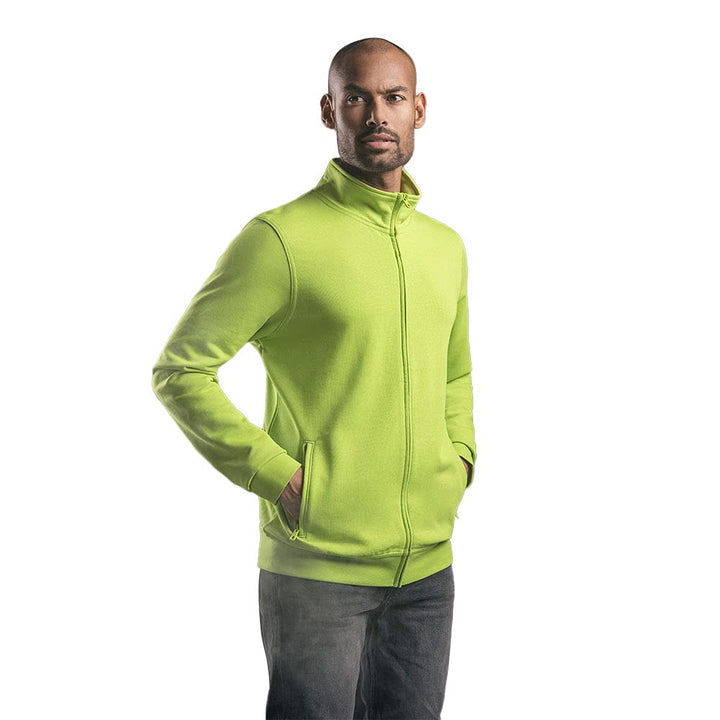 EXCD Sweatjacke Herren, Apfelgrün, L