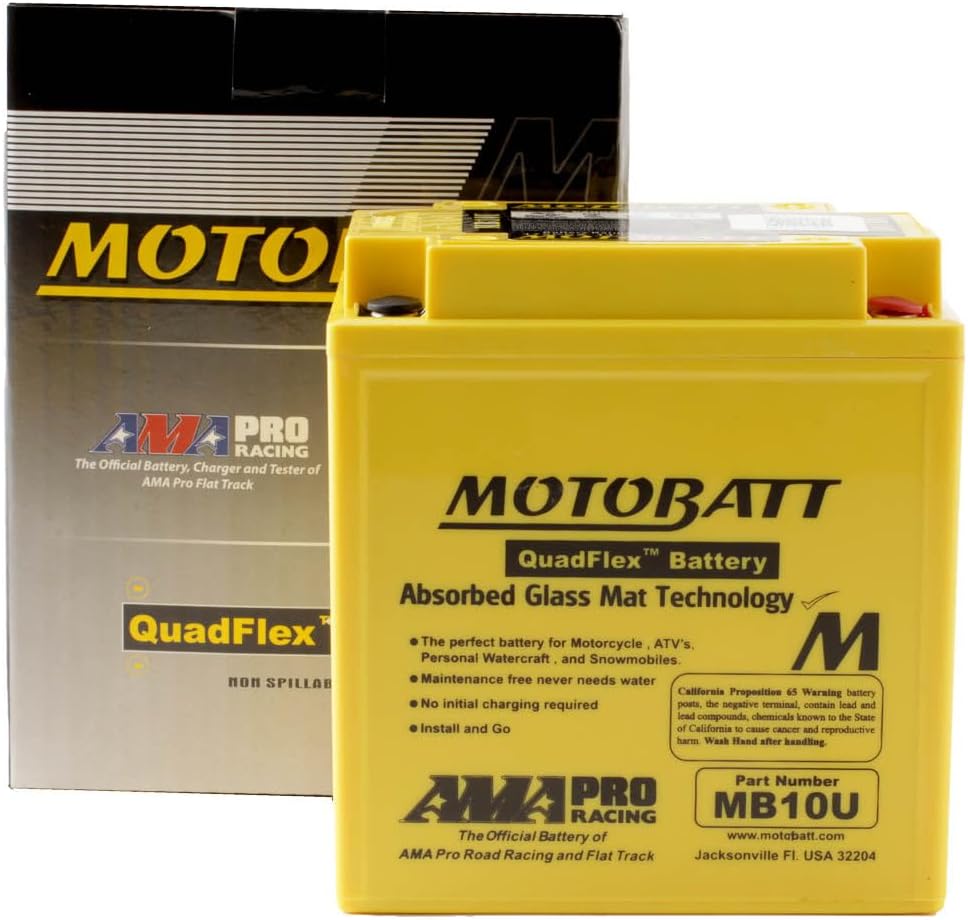 MOTOBATT AGM Batterie MB10U 14,5 Ah