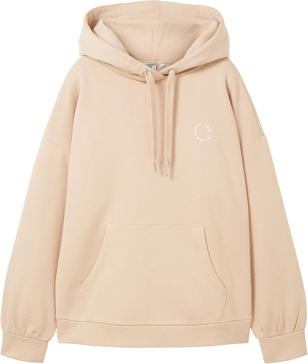 TOM TAILOR Denim Damen Denim Basic Hoodie XL 31700-dusty Sand Beige, XL 31700-dusty Sand Beige