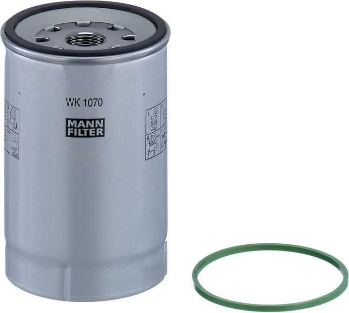 MANN-FILTER WK 1070 x Kraftstofffilter Satz mit Dichtung / Dichtungssatz Kraftstofffilter – Für Nutz