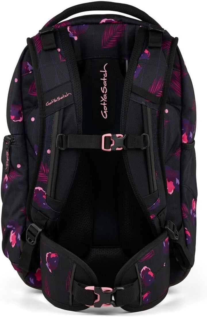 Satch Match Schulrucksack Set 3tlg. inkl. Schlamperbox und Sporttasche Mystic Nights, Mystic Nights