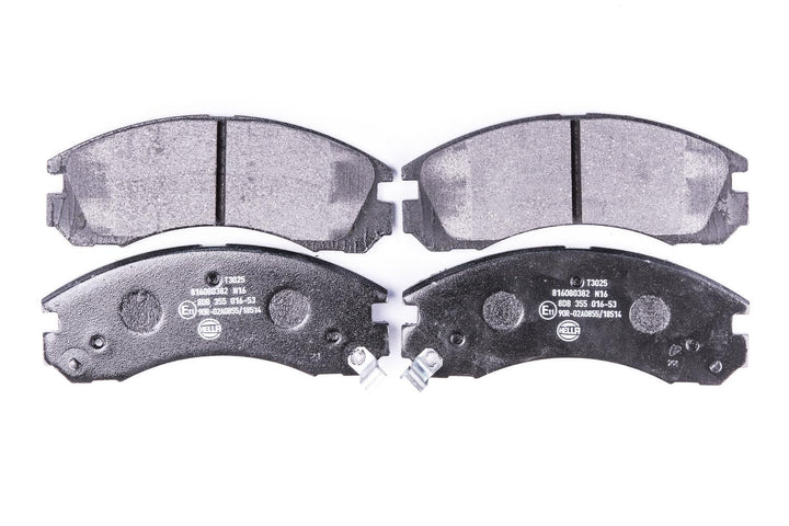 HELLA PAGID 8DB 355 016-531 Bremsbelagsatz - T3025 - Dicke/Stärke: 15.7mm - Bremssystem: Akebono - m