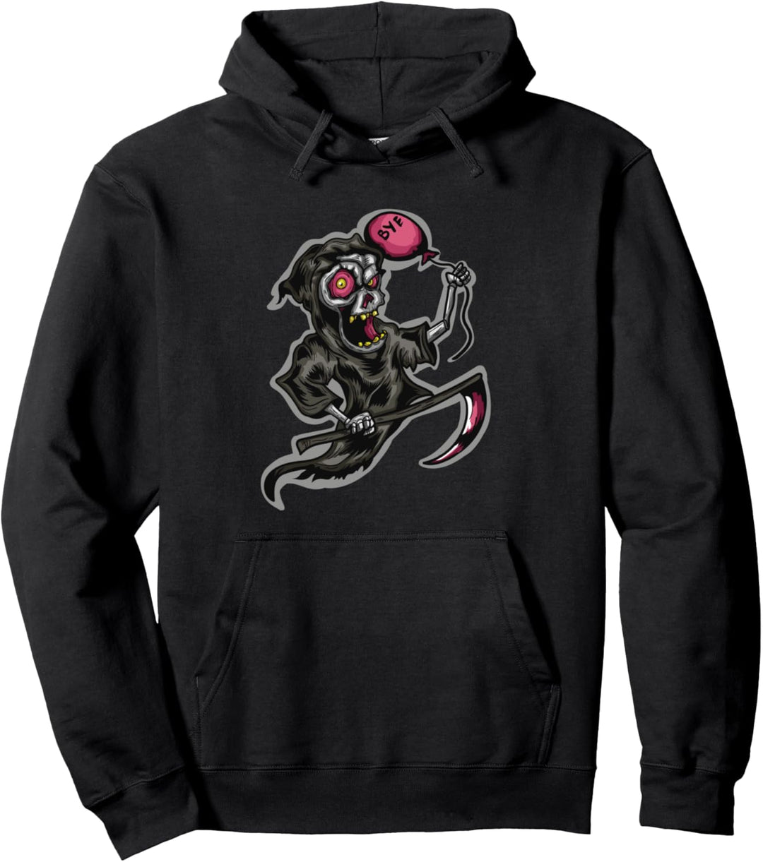 Funny Bye Sensenmann Geschenk Engel des Todes Pullover Hoodie
