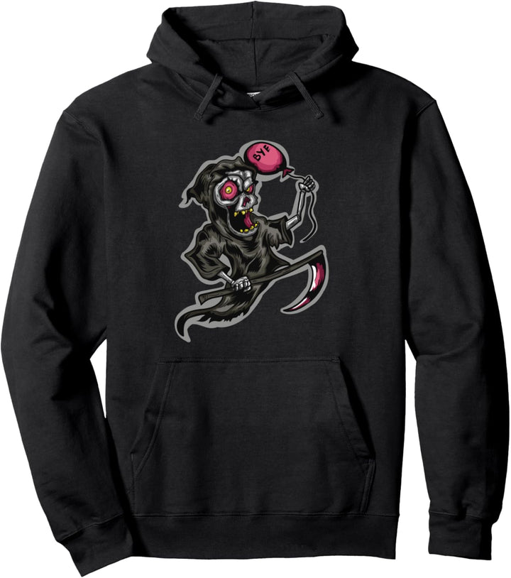Funny Bye Sensenmann Geschenk Engel des Todes Pullover Hoodie