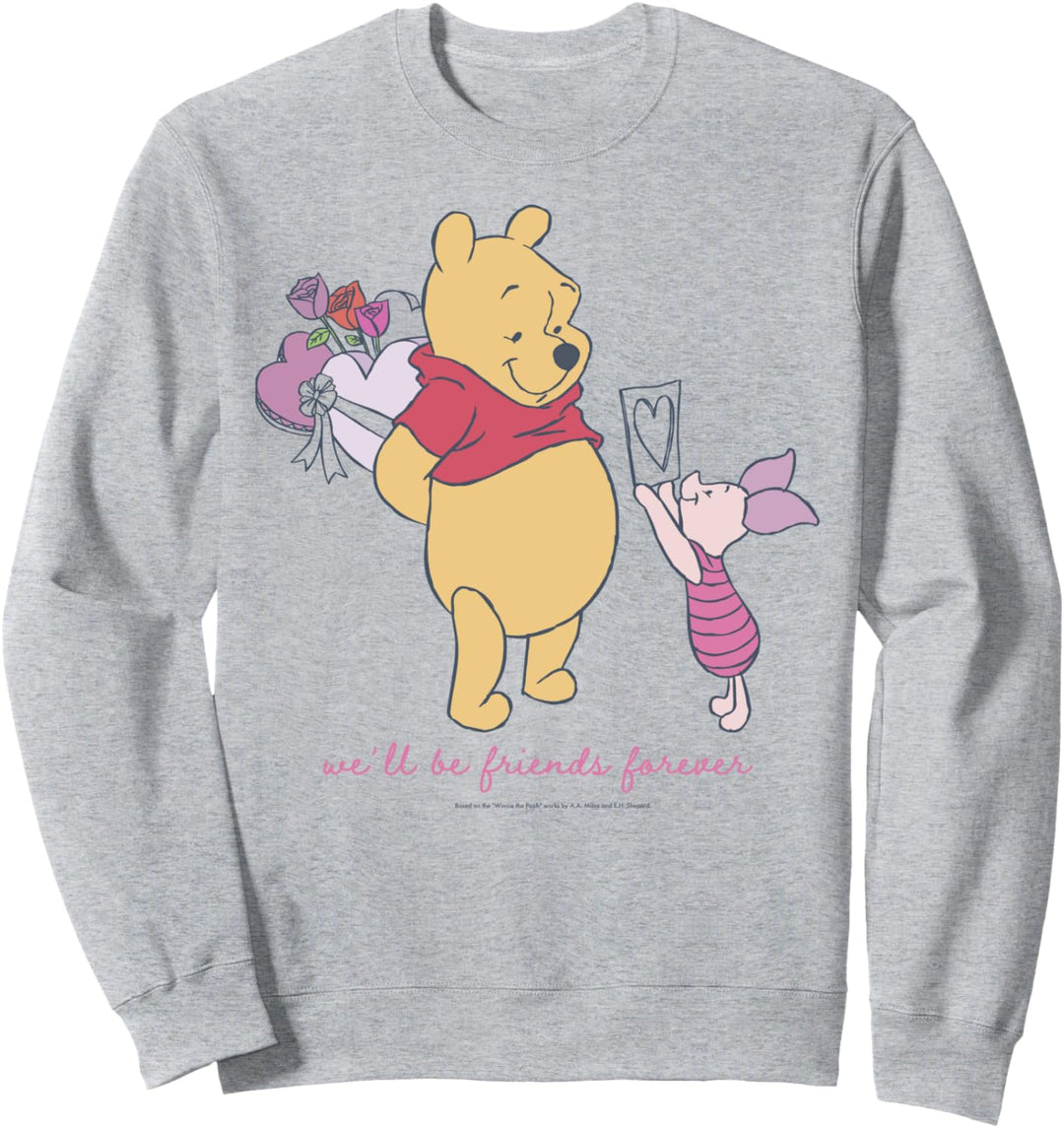 Disney Winnie The Pooh Valentinstag Friends Forever Vintage Sweatshirt