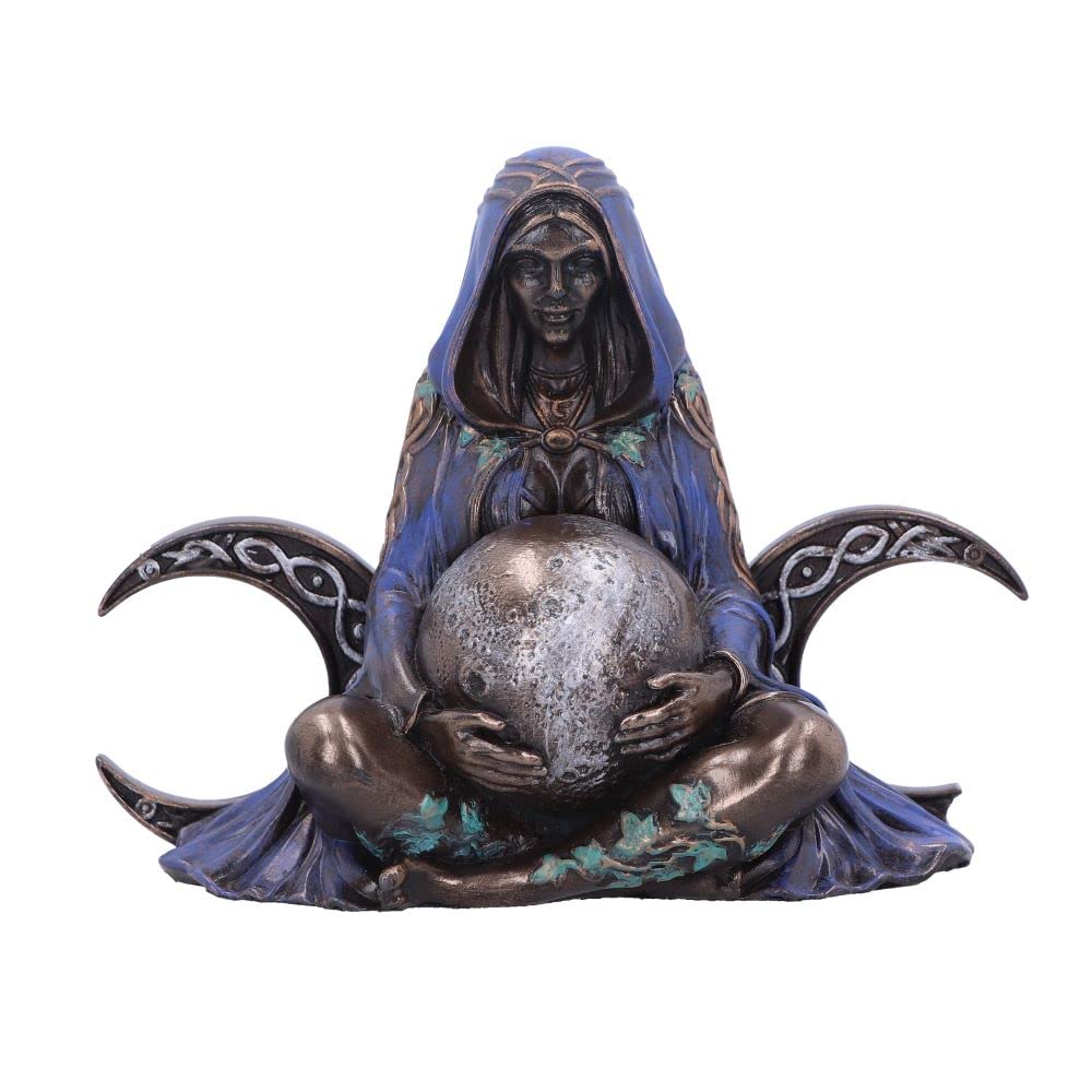 Nemesis Now Dreifach-Mond-Göttin-Figur, 8,5 cm, Violett
