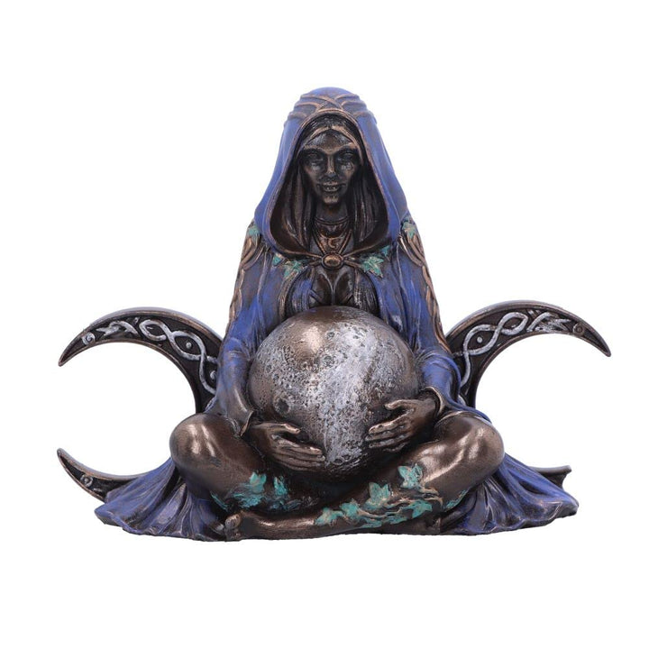 Nemesis Now Dreifach-Mond-Göttin-Figur, 8,5 cm, Violett