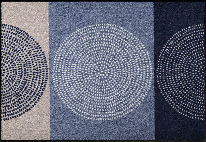 Salonloewe Fussmatte "Nestor" blau Grösse 25x75 cm 25 x 75 cm (Rechteckig) Blau, 25 x 75 cm (Rechtec