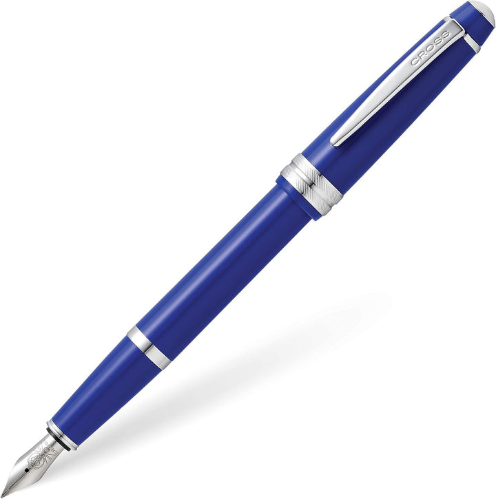 Cross Bailey Light Füllfederhalter (Federstärke M, inkl. Geschenkverpackung) Blau Blau Mittel, Blau