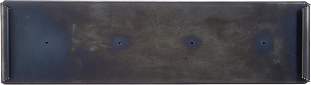 Pentole Agnelli COFE38BC40 Panform mit Deckel, Blaublech 40 x 10 cm 40x10 cm, 40x10 cm