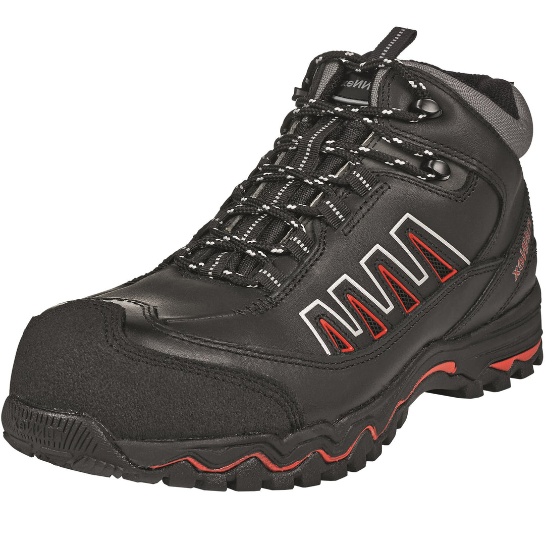 ruNNex Sicherheitshochschuhe LightStar leichte Schnürstiefel Grösse 46, schwarz, 5321 46 EU, 46 EU