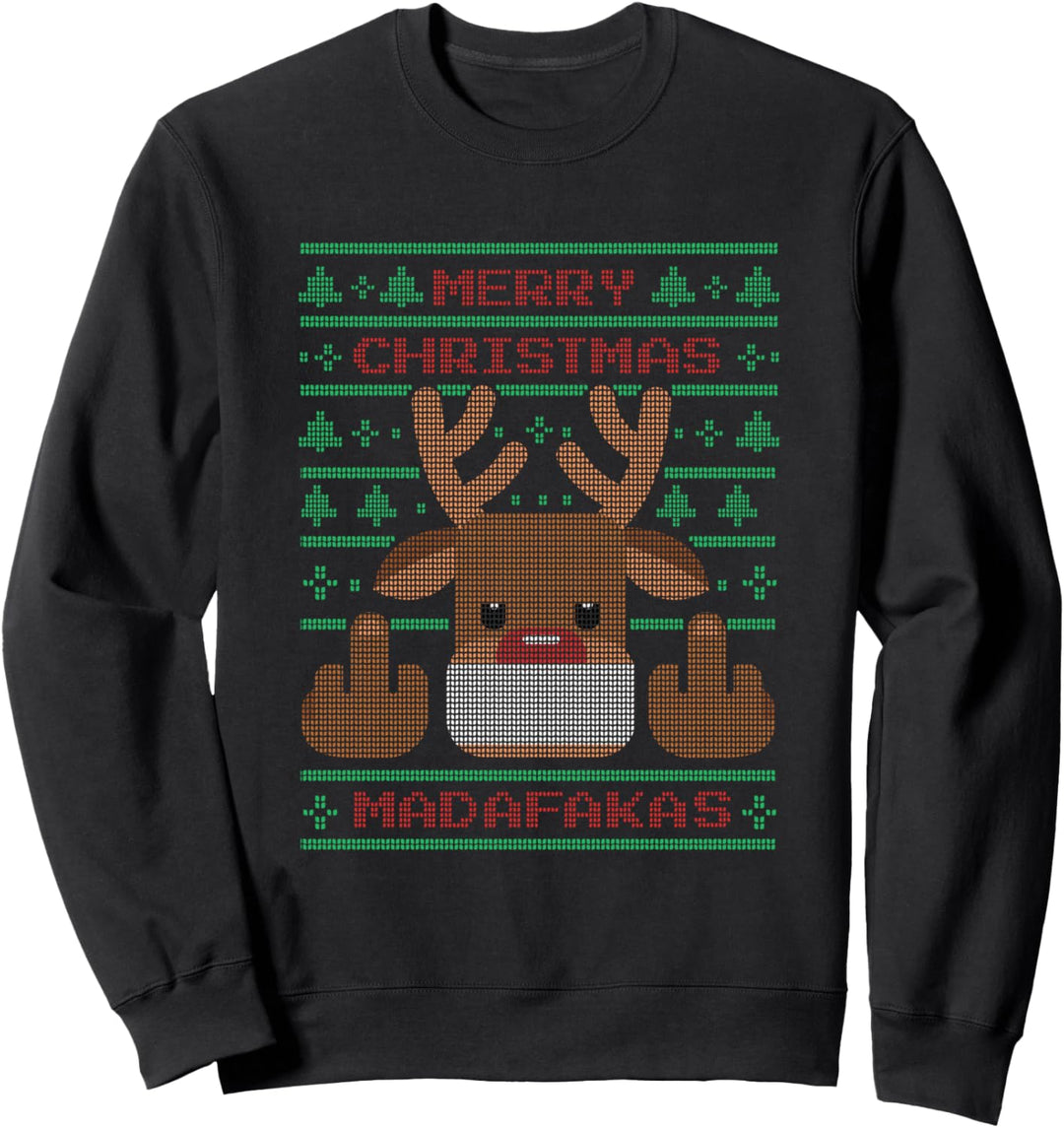 Weihnachten I Merry Christmas everyone Pullover I Rentier Sweatshirt