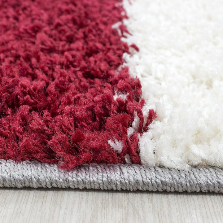 Hochflor Teppich Wohnzimmer Kariertes Design Schlafzimmer Esszimmer Flur Teppich Küchenteppich Weich