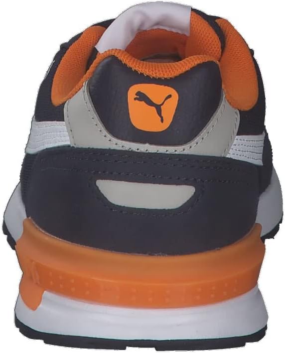 PUMA Unisex Kinder Graviton Jr Sneaker 35.5 EU Peacoat Puma White Gray Violet Vibrant Orange, 35.5 E