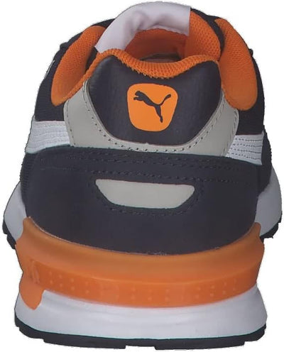 PUMA Unisex Kinder Graviton Jr Sneaker 37 EU Peacoat Puma White Gray Violet Vibrant Orange, 37 EU Pe