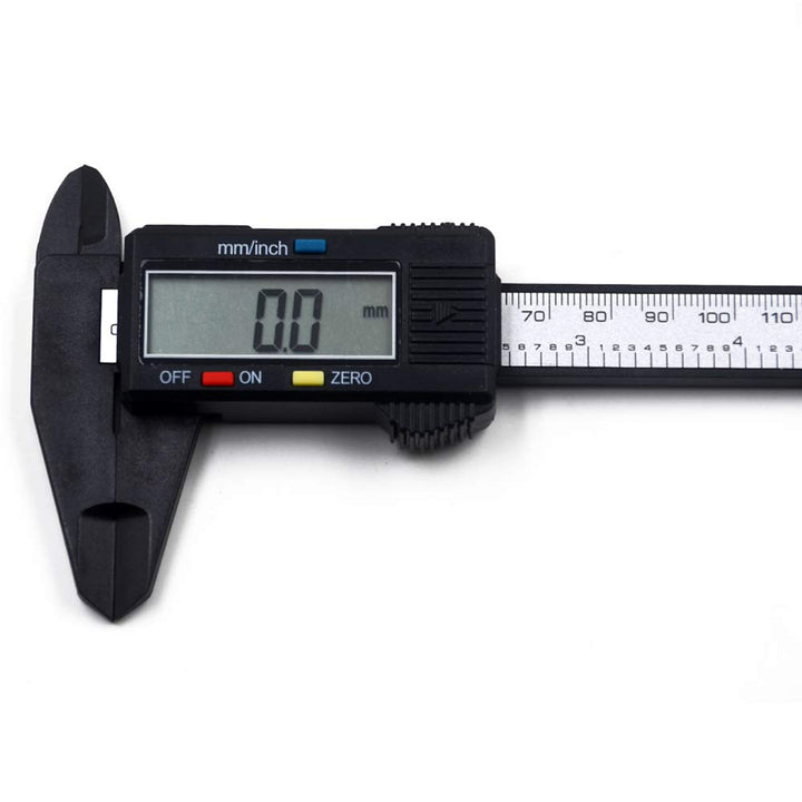 Messschieber mit grossem LCD-Bildschirm, automatische Abschaltung, 0-150 mm, ±0,2 mm genau, Kunststo