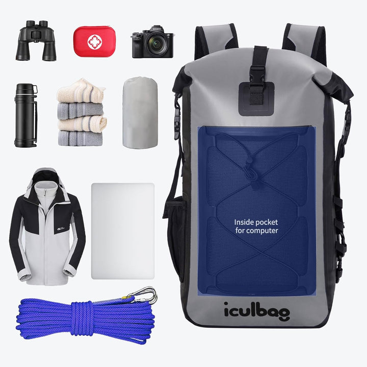 Dry Bag Wasserfeste Tasche BootszubehöR Strand Gadget 30L/40L Wasserfester Rucksack Waterproof Bag R