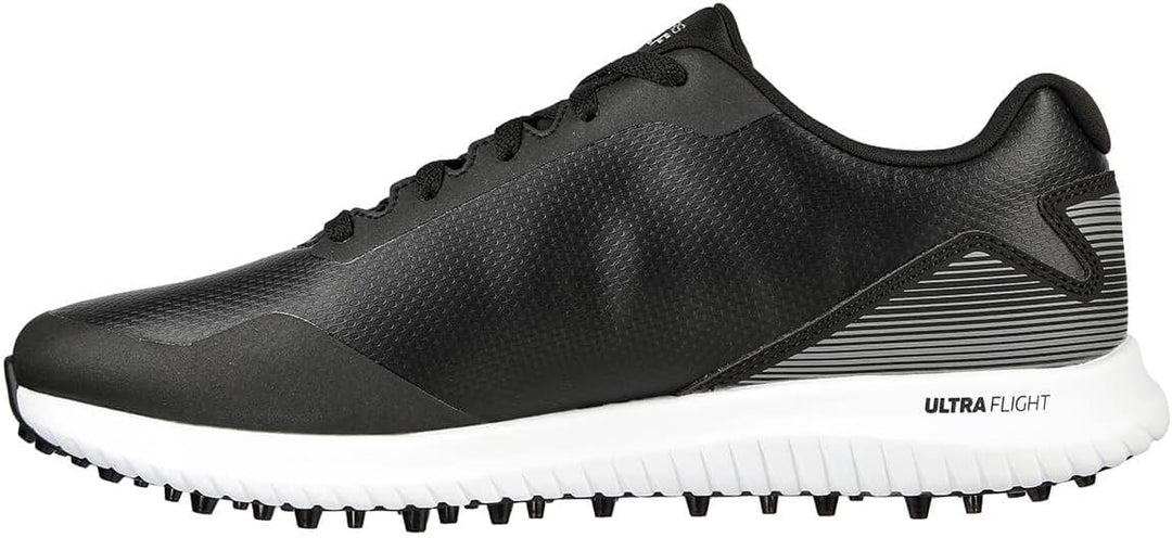 Skechers Herren Max Fairway 3 Arch Fit Spikeless Golfschuh Sneaker 45 EU Schwarz Weiss, 45 EU Schwar