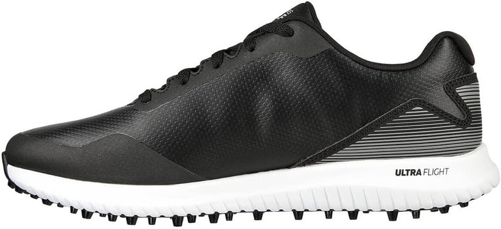 Skechers Herren Max Fairway 3 Arch Fit Spikeless Golfschuh Sneaker 45 EU Schwarz Weiss, 45 EU Schwar