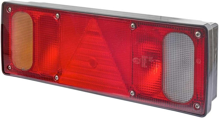 HELLA - Heckleuchte - EasyConn I - Glühlampe - Anbau/geschraubt - Lichtscheibenfarbe: mehrfarbig - S
