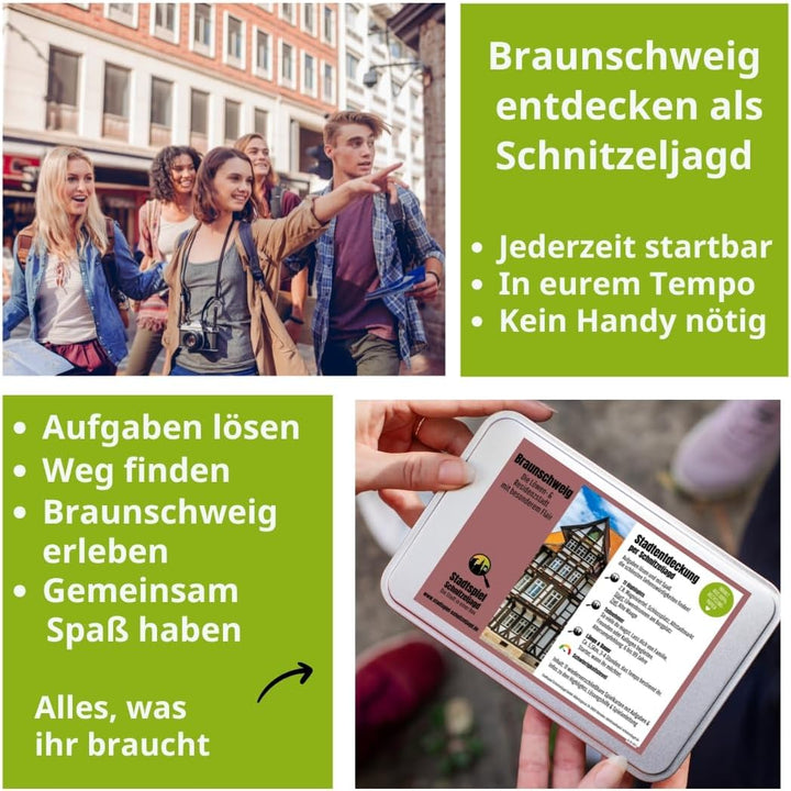 Schnitzeljagd Braunschweig – Stadtspiel für Erwachsene und Familien | Stadtrallye durch die Altstadt