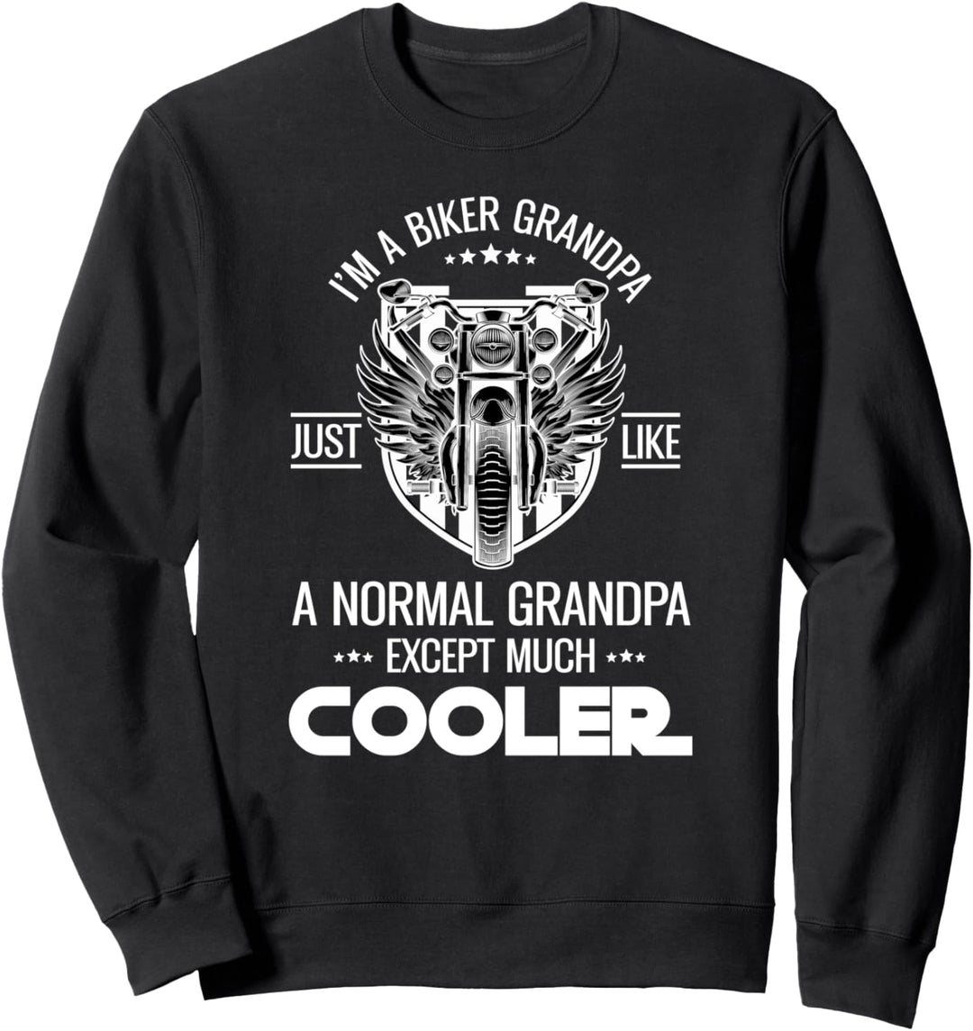 Motorradfahrer Opa Rentner Ruhestand Geschenk Biker Sweatshirt