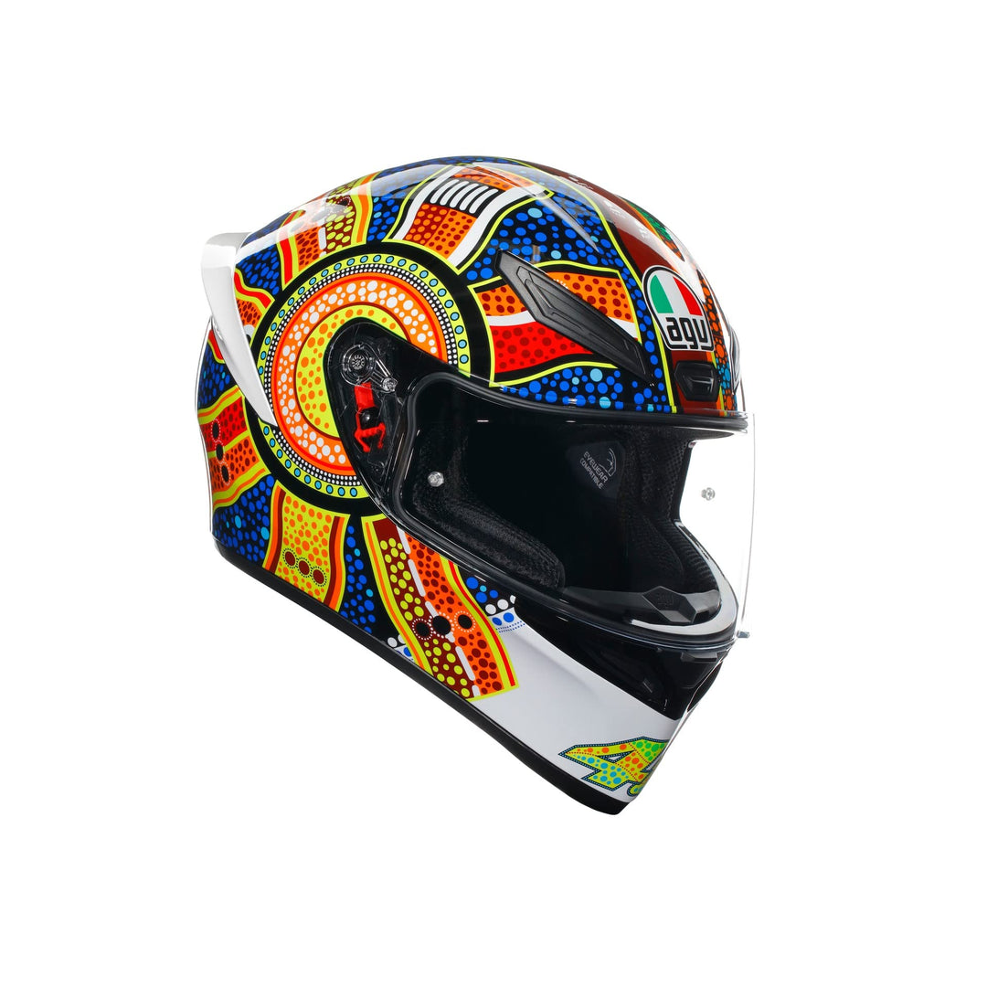 AGV K1 S Dreamtime Integralhelm (weiss/blau/rot/gelb) S (55), S (55)