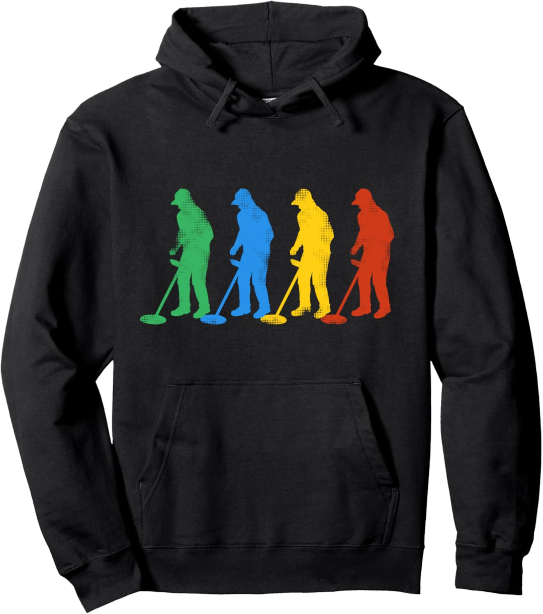 Metall Detektor Schatzsucher Schatz Sonde Sondeln Sondler Pullover Hoodie