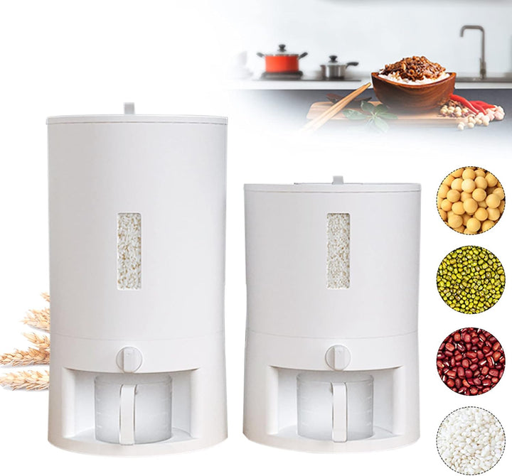 Reisspender Lebensmittelspender Müslispender Küche Luftdicht Behälter mit Deckel und Messbecher für