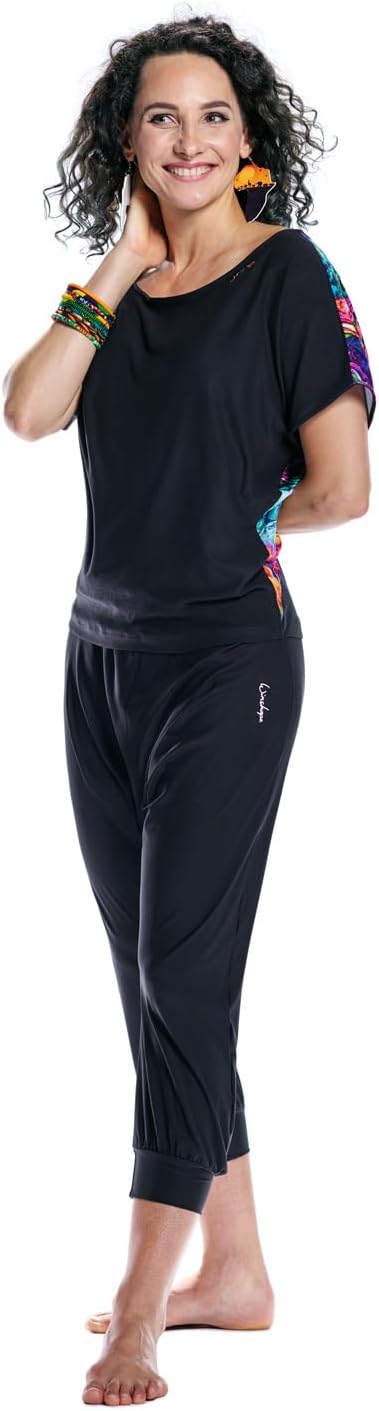WINSHAPE Damen Functional Light and Soft Dance-top Dt108ls, Dance Style T-Shirt XS Mehrfarbig, XS Me