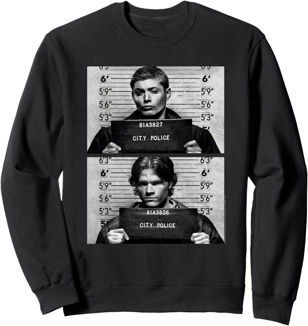 Supernatural Winchester Mugshots Sweatshirt