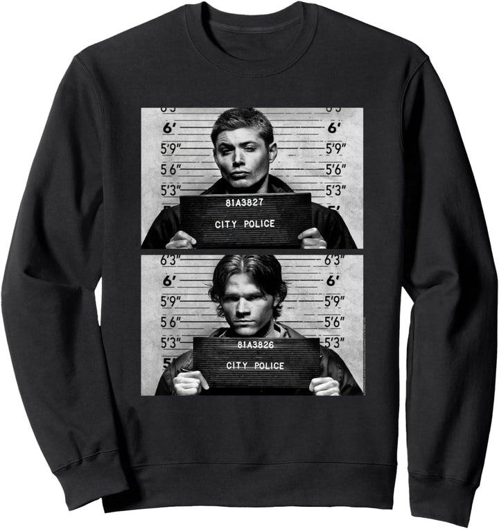 Supernatural Winchester Mugshots Sweatshirt